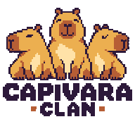Logo vertical da CapivaraClan